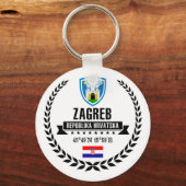 Zagreb Sleutelhanger (Voorkant)