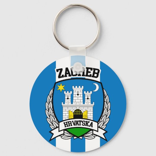 Zagreb Sleutelhanger (Voorkant)