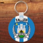 Zagreb Sleutelhanger (Voorkant)