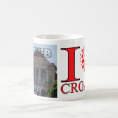 Zagreb, Visite Croatie I Love Coffee Mug (Centre)