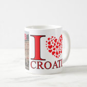 Zagreb, Visite Croatie I Love Coffee Mug (Devant droit)