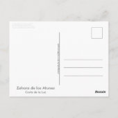 Zahara de los Atunes, Andalusië (Spanje) Briefkaart (Achterkant)