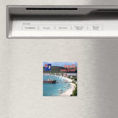 zAI005 ANGUILLA, Sandy Ground, Panorama, Fridge Magneet (Insitu (Vaatwasser))