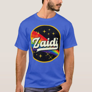 Zaidi regenboog in ruimte stijl t-shirt