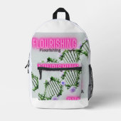 zak bedrukte rugzak (Voorkant)