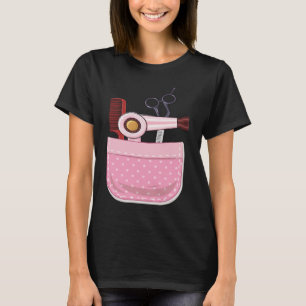 Zak haar föhn kam schaar kapsel kapper H T-shirt