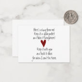 Zak Knuffel Briefkaart (Voorkant / Achterkant in situ)