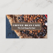 Zak koffiebonen visitekaartje (Voorkant)