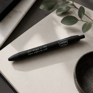 Zak met bedrijfslogo Op maat gemaakte zwarte pro Inkt Pen