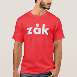 ZAK Poolse achternaam T T-shirt