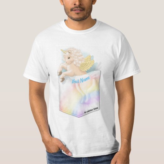 Zak Regenboog Eenhoorn T-shirt (Voorkant)