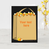 Zak van Candy Corn Fun Halloween Sjabloon (Gele Bloem)