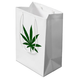 Zak van het Blad van het onkruid de Duidelijke Medium Cadeauzakje
