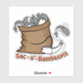 Zak van Sacabambaspis Vinyl Sticker (Vel)