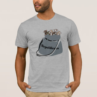 Zak vol Republikeinse Ratten T-shirt
