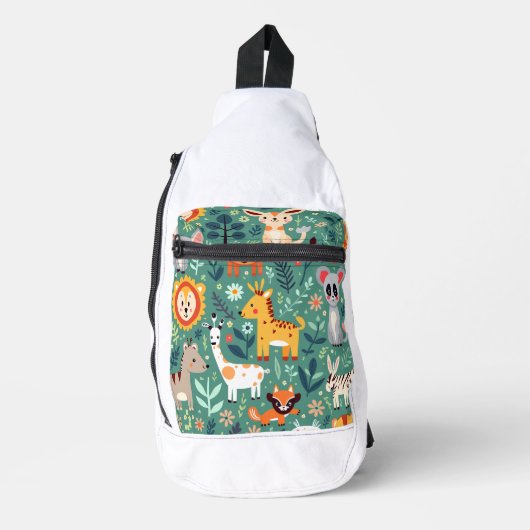 zak voor dierlijk Boerderij Sling Bag (Voorkant)