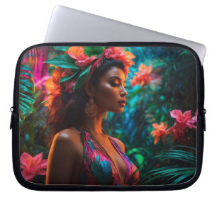 zak voor tropische elektronica laptop sleeve