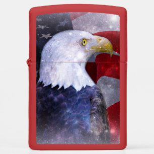 Zakaansteker/Kale Adelaar met Amerikaanse vlag
