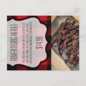 Zakelijk Adverteren Kaart Deer Doe Buck Woodland (Achterkant)