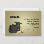 Zakelijk Afstuderen Afstuderen Uitnodiging (Voorkant)
