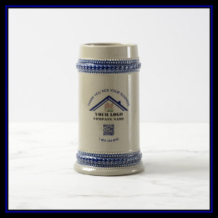 Zakelijk bedankt Aangepaste Logo QR-code Bierpul