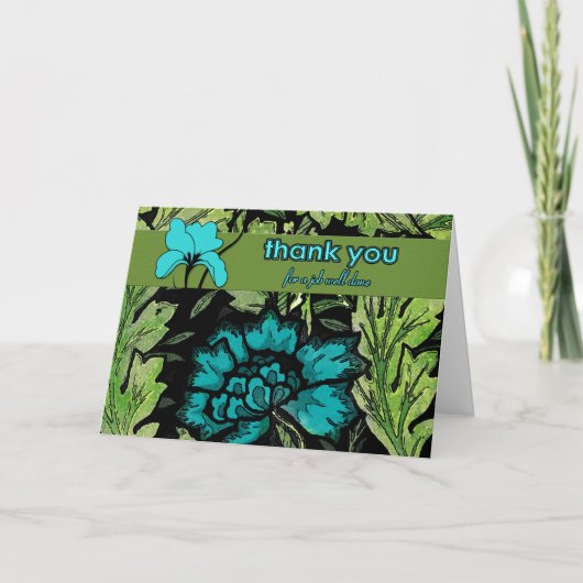 Zakelijk Bedankt Job Goed gedaan (Voorkant)