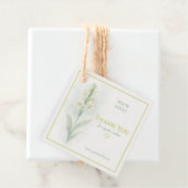  Zakelijk Bedankt Label met Tuberose (In situ)