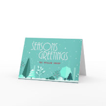 Zakelijk Bedrijf Winter Seizoenen Groeten Kaart