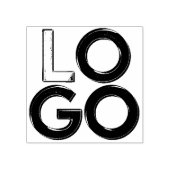 Zakelijk bedrijfslogo professioneel op maat gemaak 	rubberstempel (Afrduk)