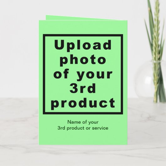 Zakelijk Chanoeka licht groen gevouwen Wenskaart Kaart (Achterkant)