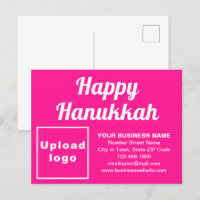 Zakelijk Chanoeka Roze Vakantie Briefkaart