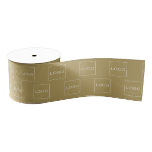 Zakelijk Elegant Professioneel Antiek Goud Logo Grosgrain Lint