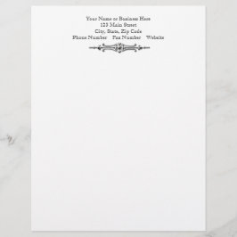 Zakelijk elegante briefhoofd ontwerp