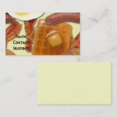 Zakelijk eten visitekaartje (Voorkant / Achterkant)