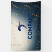 Zakelijk Feest Custom Banner Voeg uw Logo toe (Verticaal)