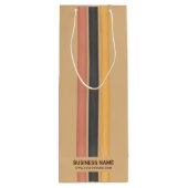 Zakelijk Gebrandmerkt Geen Minimum Aantal Minimali Wijn Cadeautas (Achterkant)