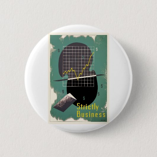 Zakelijk gesproken ronde button 5,7 cm (Voorkant)