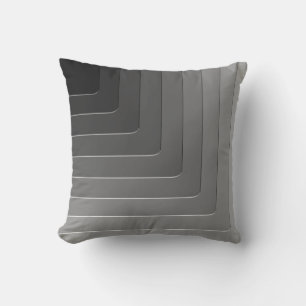Zakelijk grijs monochroom kussen