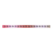 Zakelijk jouw merk, aangepast gouden zijband lint (Voorkant)