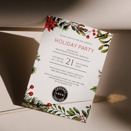 Zakelijk kerstfeest kaart