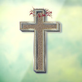 Zakelijk Kruis Raamsticker Transparant (Vel 3)