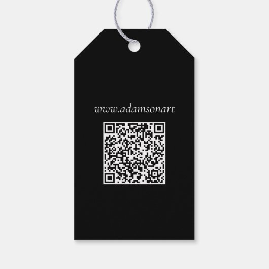 Zakelijk Label "Bedankt voor uw aankoop" Cadeaulabel (Achterkant)