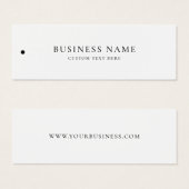 Zakelijk Label Kleding Hang Label Mini Visitekaartjes (Voorkant /achterkant)