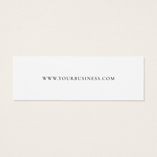 Zakelijk Label Kleding Hang Label Mini Visitekaartjes (Achterkant)