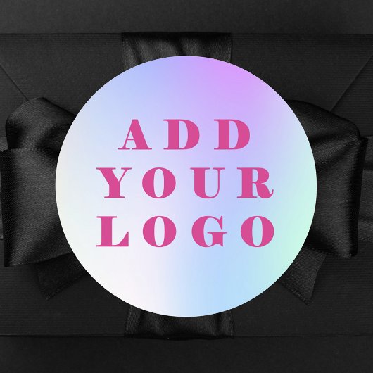 Zakelijk logo aangepast ronde sticker