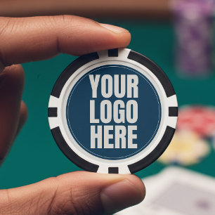 Zakelijk logo Aangepaste bedrijfsfoto Poker Chips