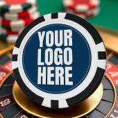 Zakelijk logo Aangepaste bedrijfsfoto Poker Chips