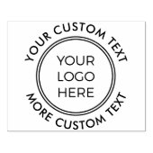 Zakelijk Logo Aangepaste Tekst Rubber Stempel (Afrduk)
