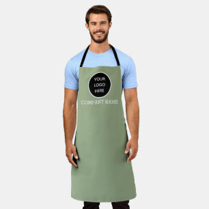 Zakelijk Logo Bedrijf Sage Modern Minimalist Schort