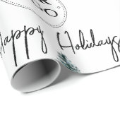 Zakelijk Logo Bedrijfs Promotie Kerstboom Cadeaupapier (Rol Hoek)